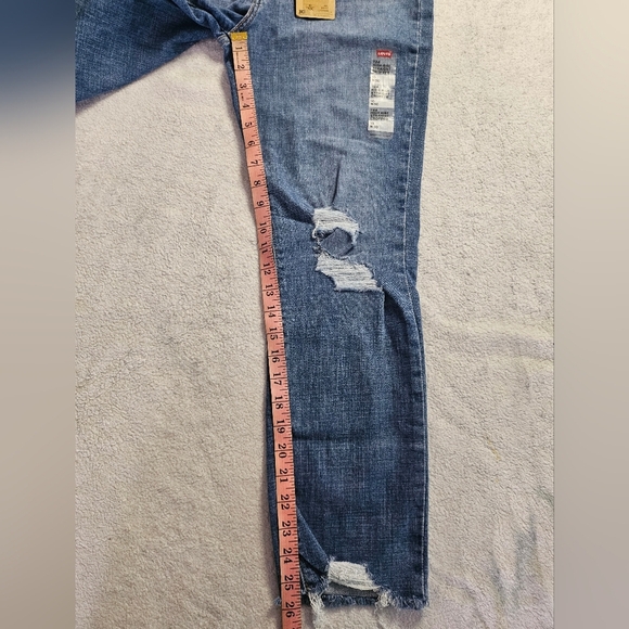 Levi 724 High Rise Straight Cropped Jeans NWT - Picture 12 of 14